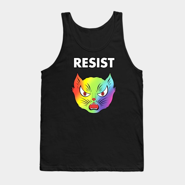 Rainbow Resist Tank Top by junkfed